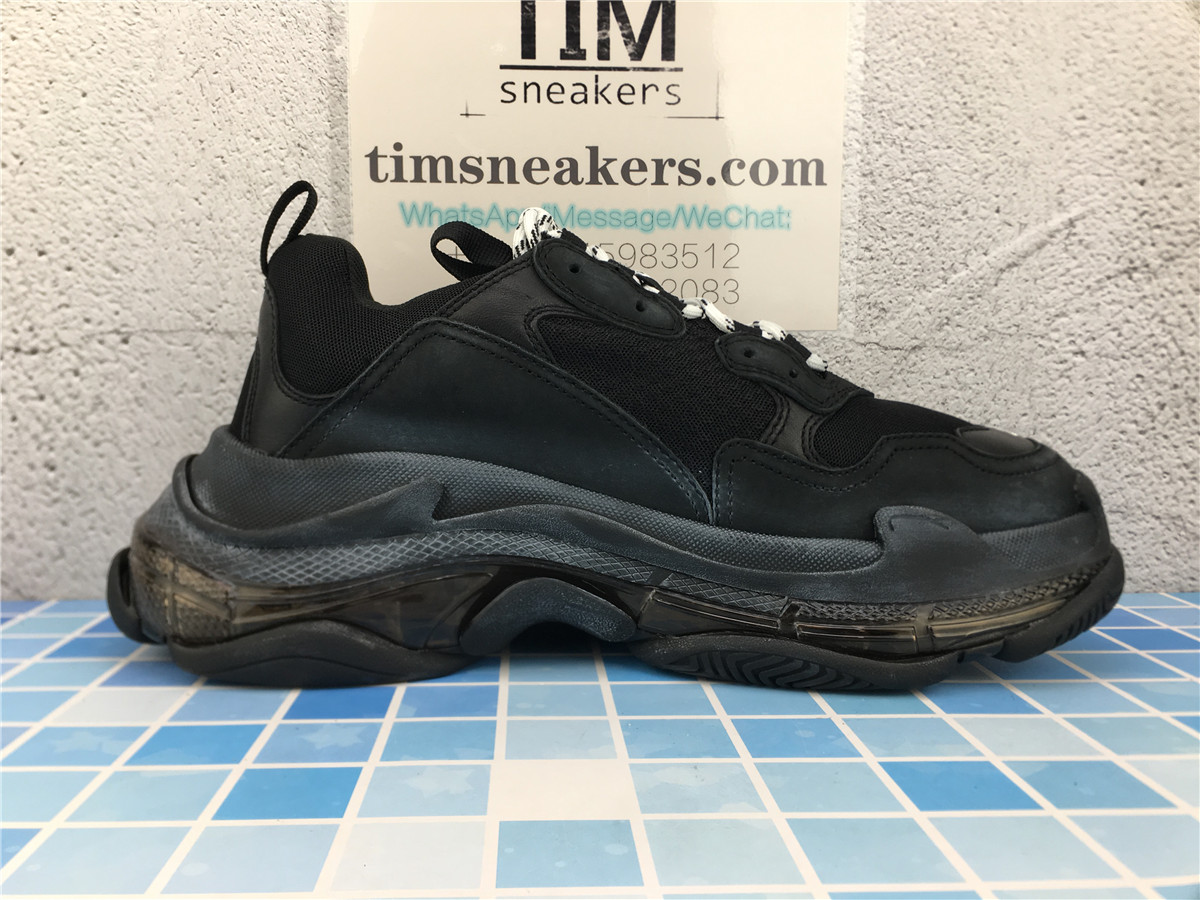 G5 Batch Balenciaga Triple S Black Clear Sole